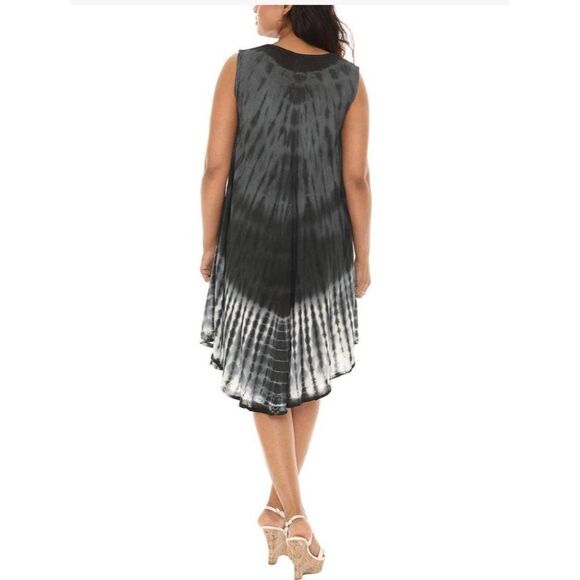 Jessica Taylor Cover-Up Tie Dye Sun Dress Size OS - Picture 5 of 13